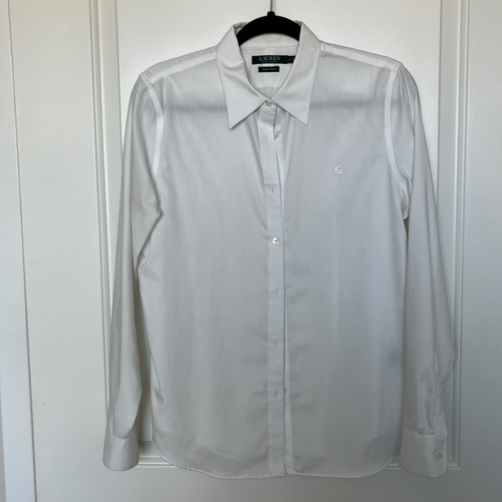 Ralph Lauren long sleep blouse ,  size L